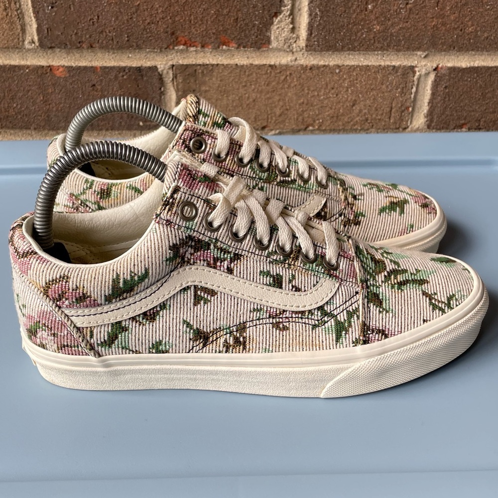 Vans Old Skool Tapestry Floral Marshmallow Sneakers